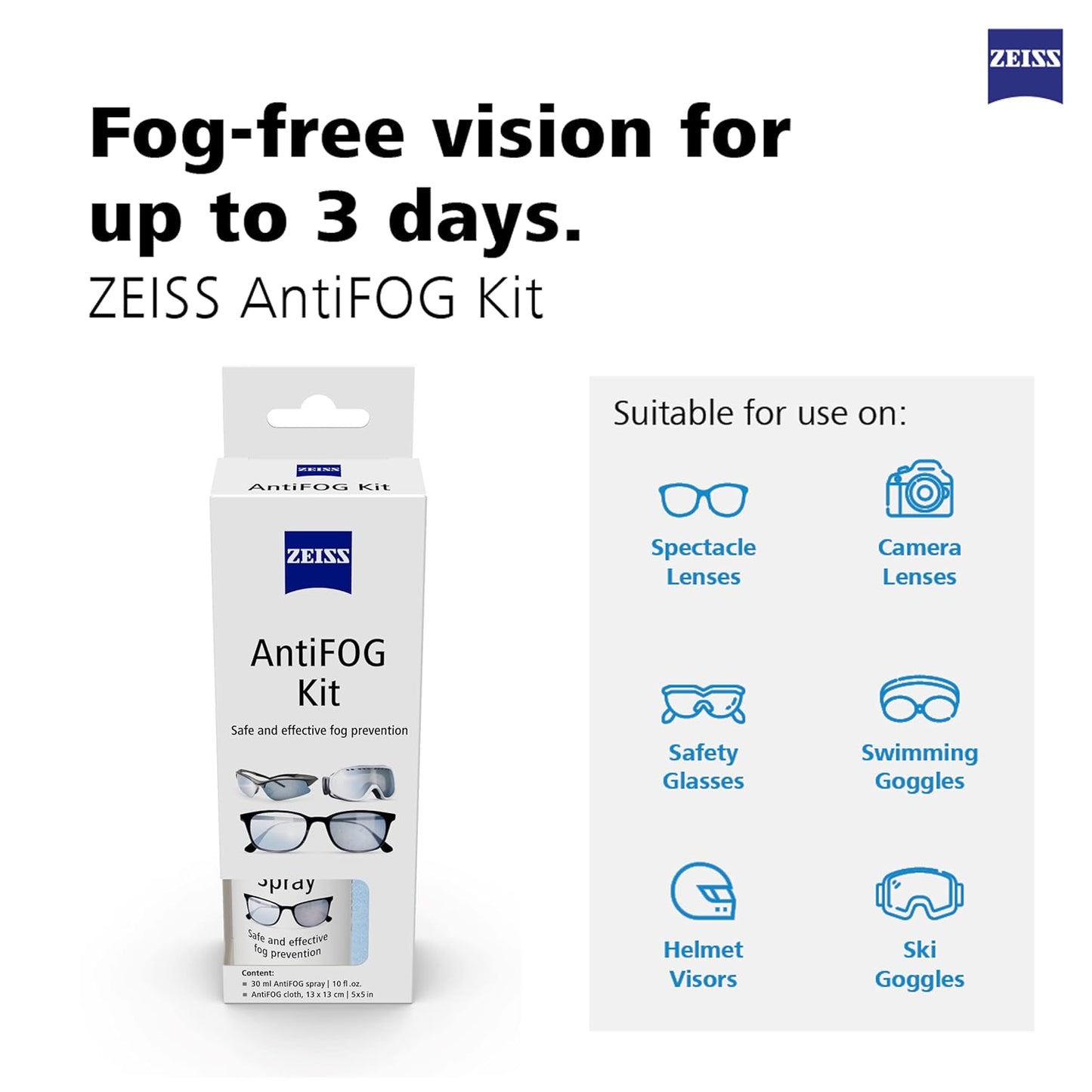 ZEISS AntiFOG Kit