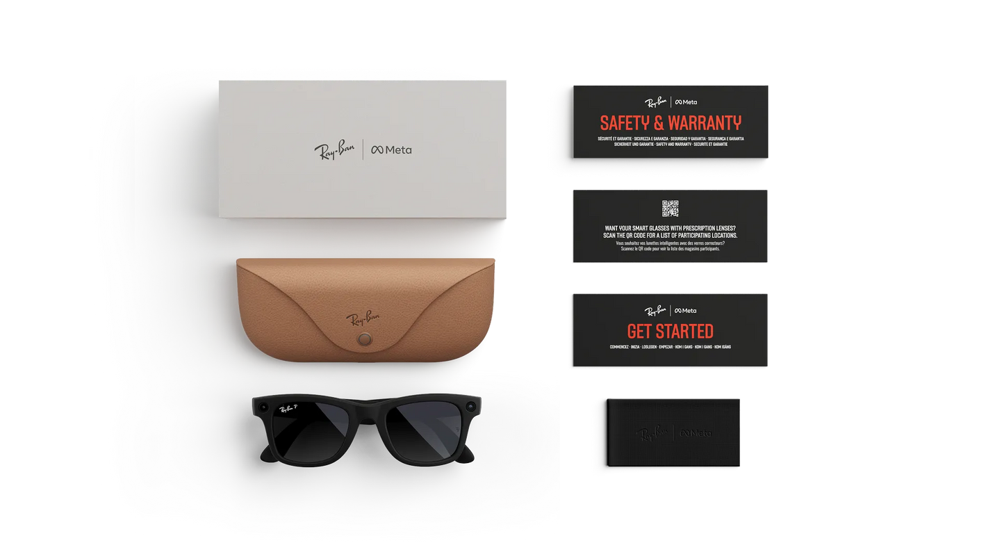 Ray-Ban Meta Wayfarer (Gen 2) Matt Black/Gradient Graphite
