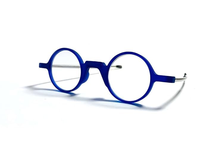 DR. B's Readers Foldable Reading Glasses For Men & Women Eyeglasses for Readers Presbyopic Glasses Bluecut computer glasses (Blue)