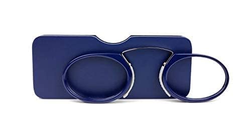 DR. B's® READERS Nose Pinch Reading Glasses (Blue Round)