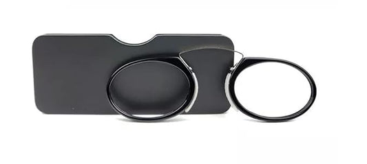 DR. B's® READERS Nose Pinch Reading Glasses (Black Round)