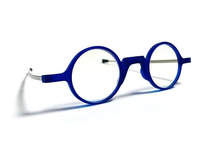 DR. B's Readers Foldable Reading Glasses For Men & Women Eyeglasses for Readers Presbyopic Glasses Bluecut computer glasses (Blue)