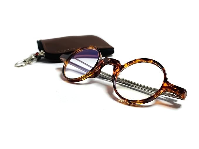 DR. B's Readers Foldable Reading Glasses For Men & Women Eyeglasses for Readers Presbyopic Glasses Bluecut computer glasses (Tortoise)
