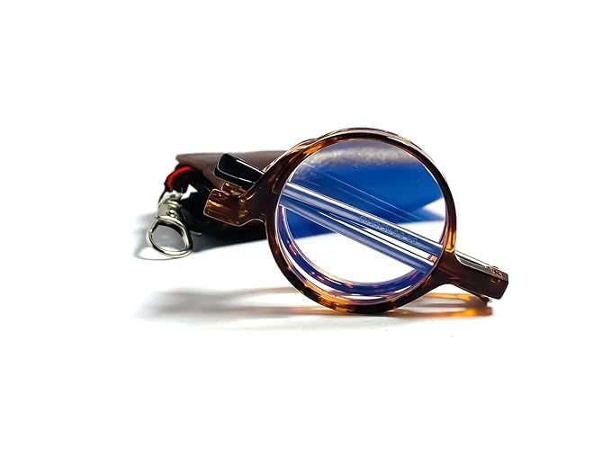 DR. B's Readers Foldable Reading Glasses For Men & Women Eyeglasses for Readers Presbyopic Glasses Bluecut computer glasses (Tortoise)