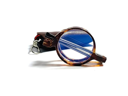 DR. B's Readers Foldable Reading Glasses For Men & Women Eyeglasses for Readers Presbyopic Glasses Bluecut computer glasses (Tortoise)