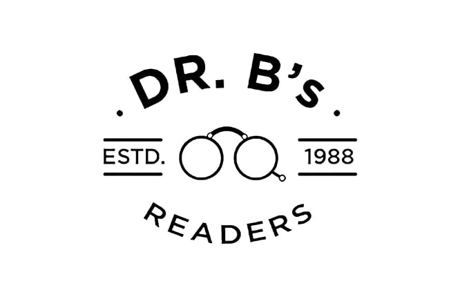 DR. B's Readers Nose Clip Reading Glasses for Men & Women | Armless No-Temple Foldable Bamboo Wood Readers (Ash Grey)