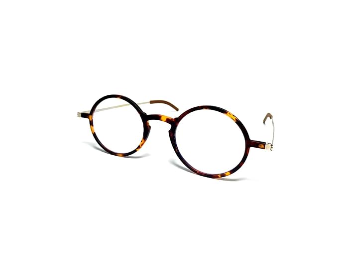 DR. B's® Foldable Reading Glasses for Men & Women – Blue Light Blocking, Pocket-Size Readers with Case & Mobile Video Stand(Round Tortoise)