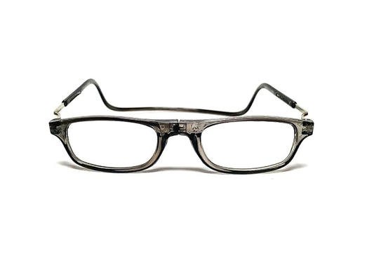 DR. B's Readers Reading Glass Magnetic Reading Spectacle Glasses for Near Vision, (Grey)