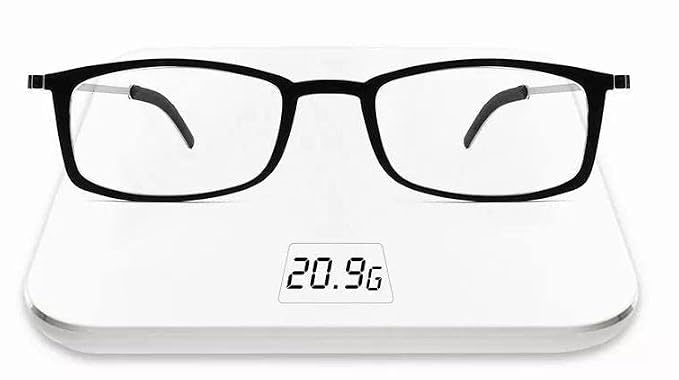 DR. B's Readers New Foldable Reading Glasses with Case & Mobile Video Stand – Ultra-Portable, Pocket-Size, Foldable Design” For Men Women (Square Black)