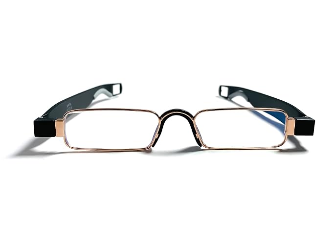 DR. B's Readers Foldable Blue Light Blocking Reading Glasses | Polycarbonate Lenses | Portable with Pod Case | Designed by Optometrists | Men & Women