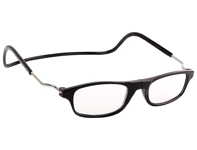 DR. B's Readers Reading Glass Magnetic Reading Spectacle Glasses for Near Vision, (Black)