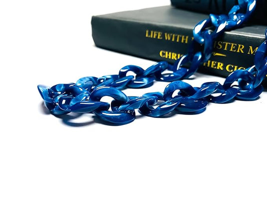 DR. B's Readers Acrylic Eyeglass and Mask Chain (Midnight Blue)