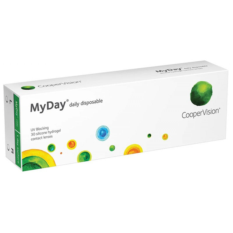 MyDay Daily Disposable Contact Lenses COOPERVISION 1DAY Disposable ( 30PCS IN A BOX )