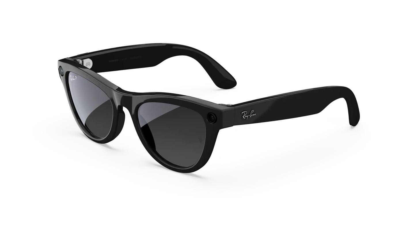 Ray Ban Mata Skyler (Gen 2) Shiny Black/Gradient Graphite