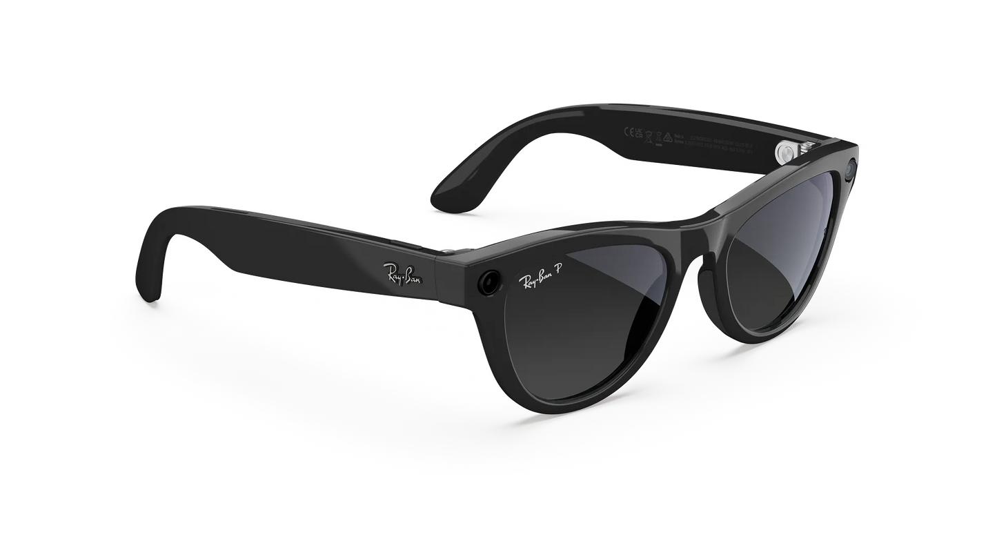 Ray Ban Mata Skyler (Gen 2) Shiny Black/Gradient Graphite