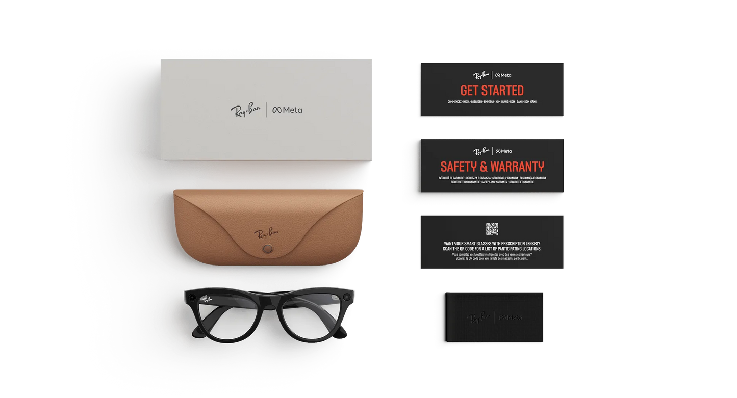 Ray Ban Mata Skyler (Gen 2) Shiny Black/Clear