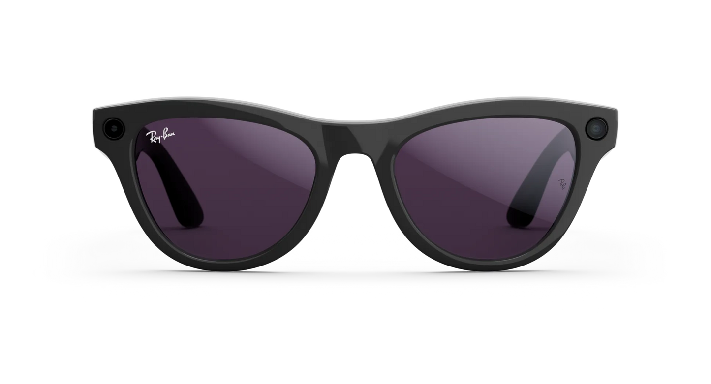 Ray Ban Mata Skyler (Gen 2) Shiny Black/Clear to Amethyst Transitions®