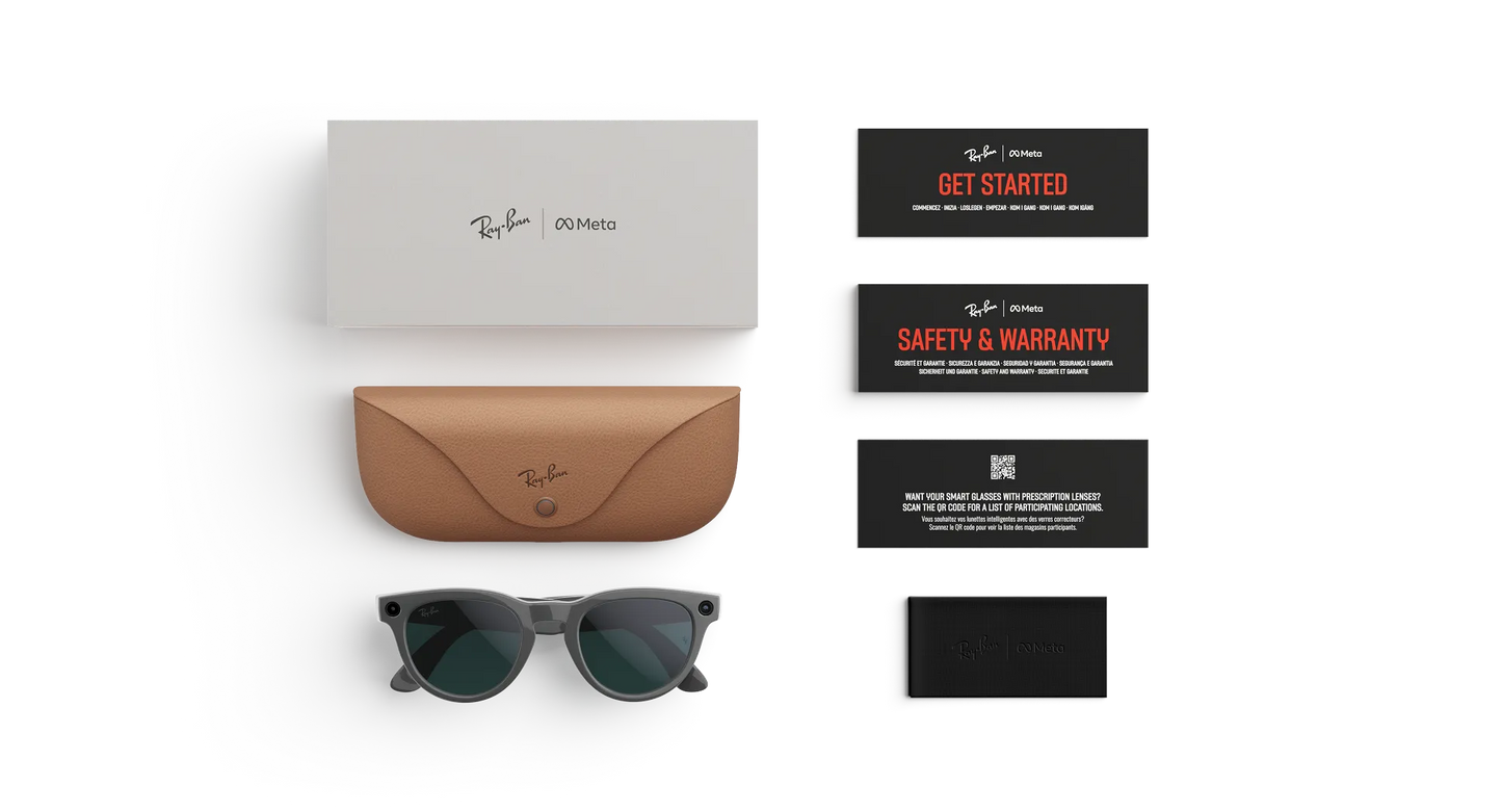 Ray-Ban Meta Headliner (Gen 2) Shiny Asteroid Grey