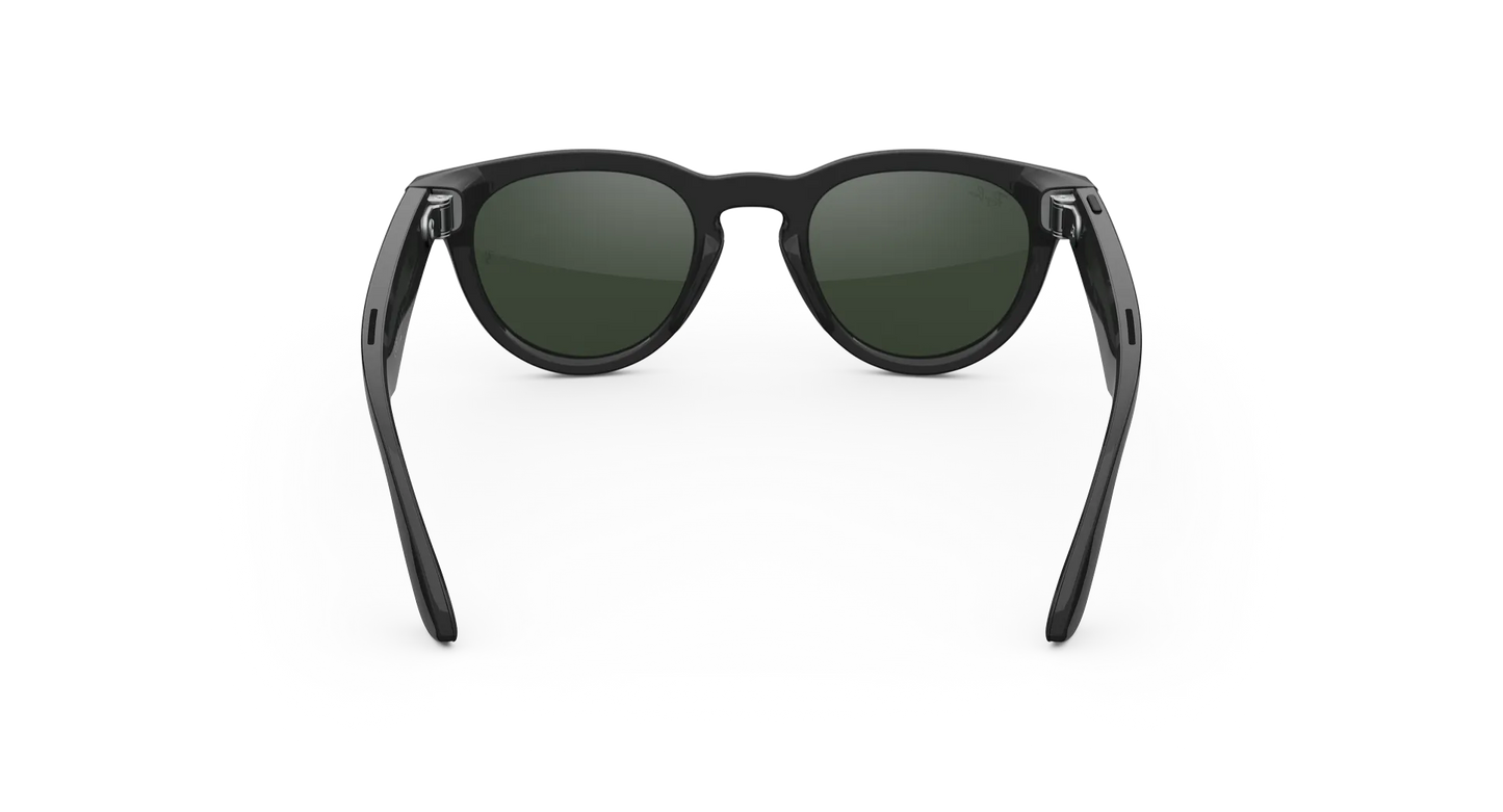 Ray-Ban Meta Headliner (Gen 2) Shiny Black/Clear to Graphite Green Transitions®