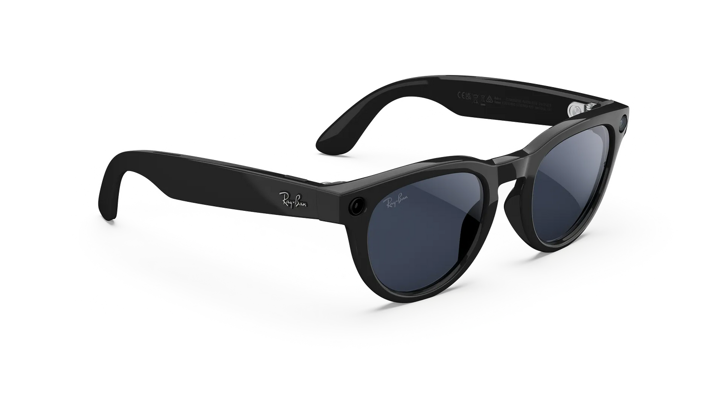 Ray-Ban Meta Headliner (Gen 2) Shiny Black/Clear to Sapphire Transitions®