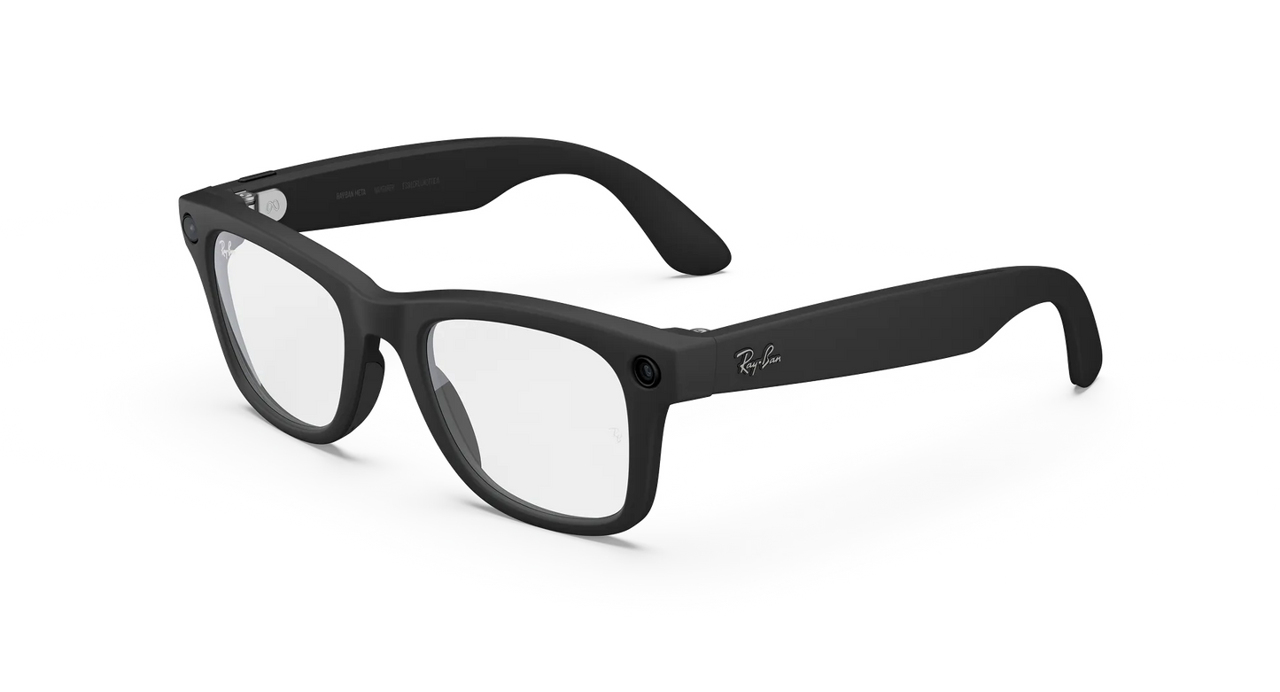 Ray-Ban Meta Wayfarer (Gen 2) Matt Black/Clear
