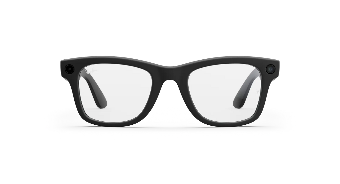 Ray-Ban Meta Wayfarer (Gen 2) Matt Black/Clear