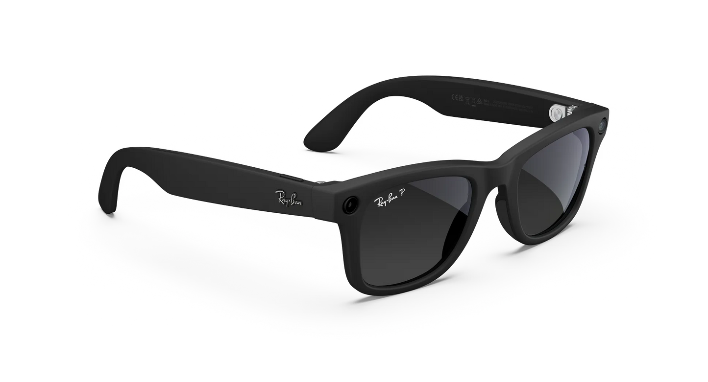 Ray-Ban Meta Wayfarer (Gen 2) Matt Black/Gradient Graphite