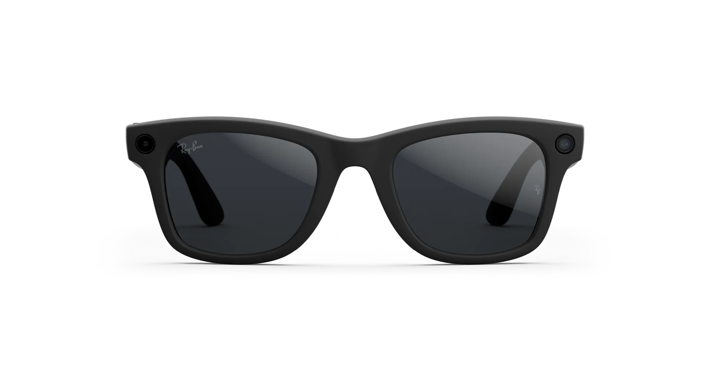Ray-Ban Meta Wayfarer (Gen 2) Matt Black/Clear to Grey Transitions®