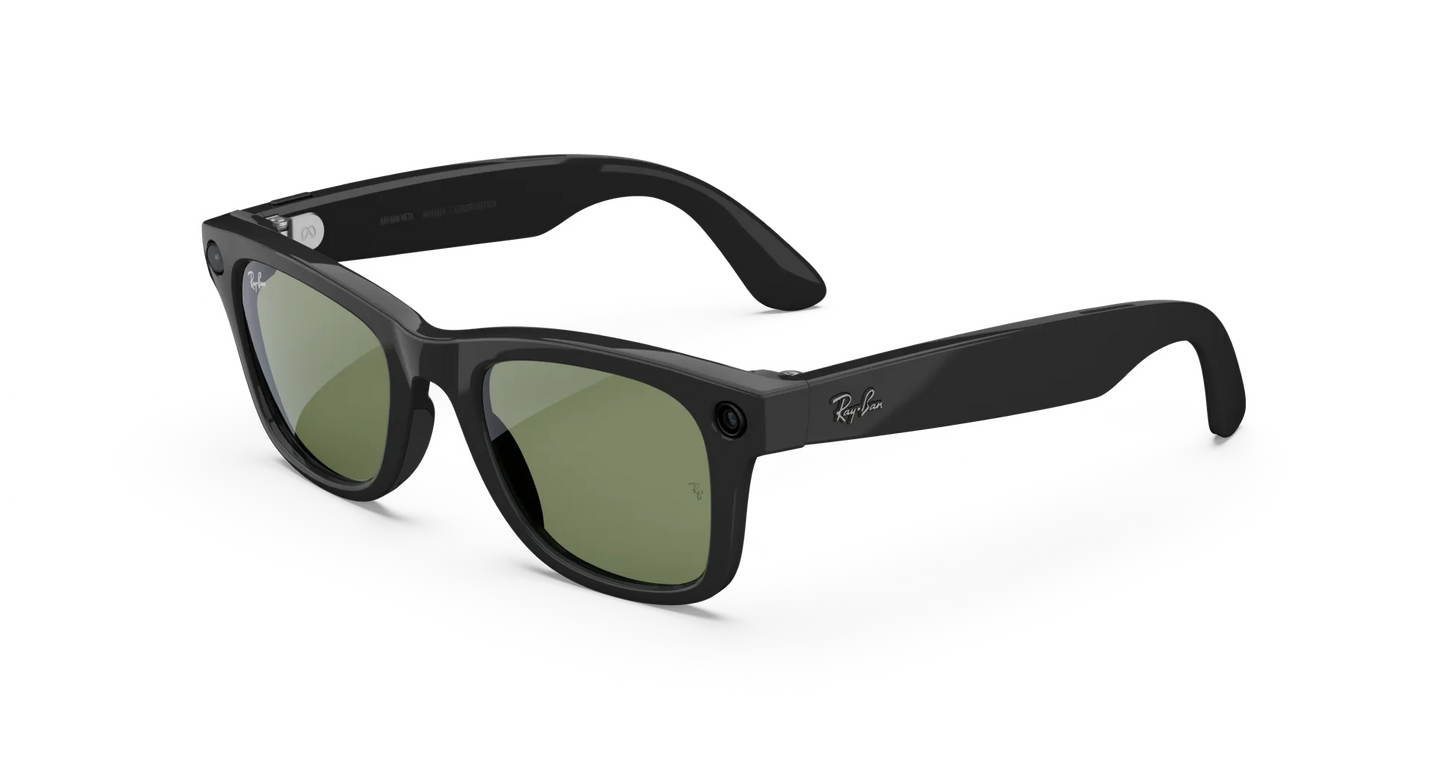 Ray-Ban Meta Wayfarer (Gen 2) Shiny Black/Green