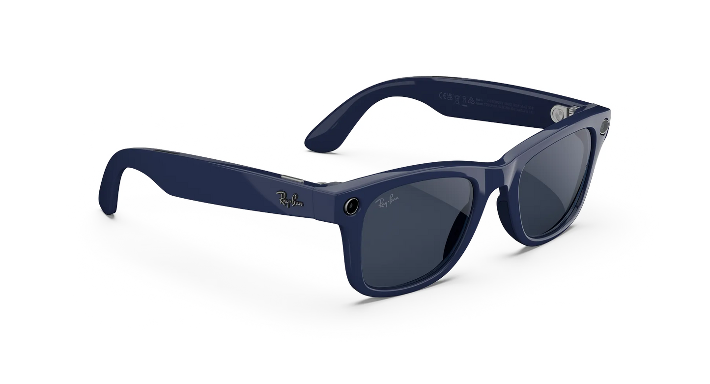 Ray-Ban Meta Wayfarer (Gen 2) Shiny Cosmic Blue/Clear to Sapphire Transitions®