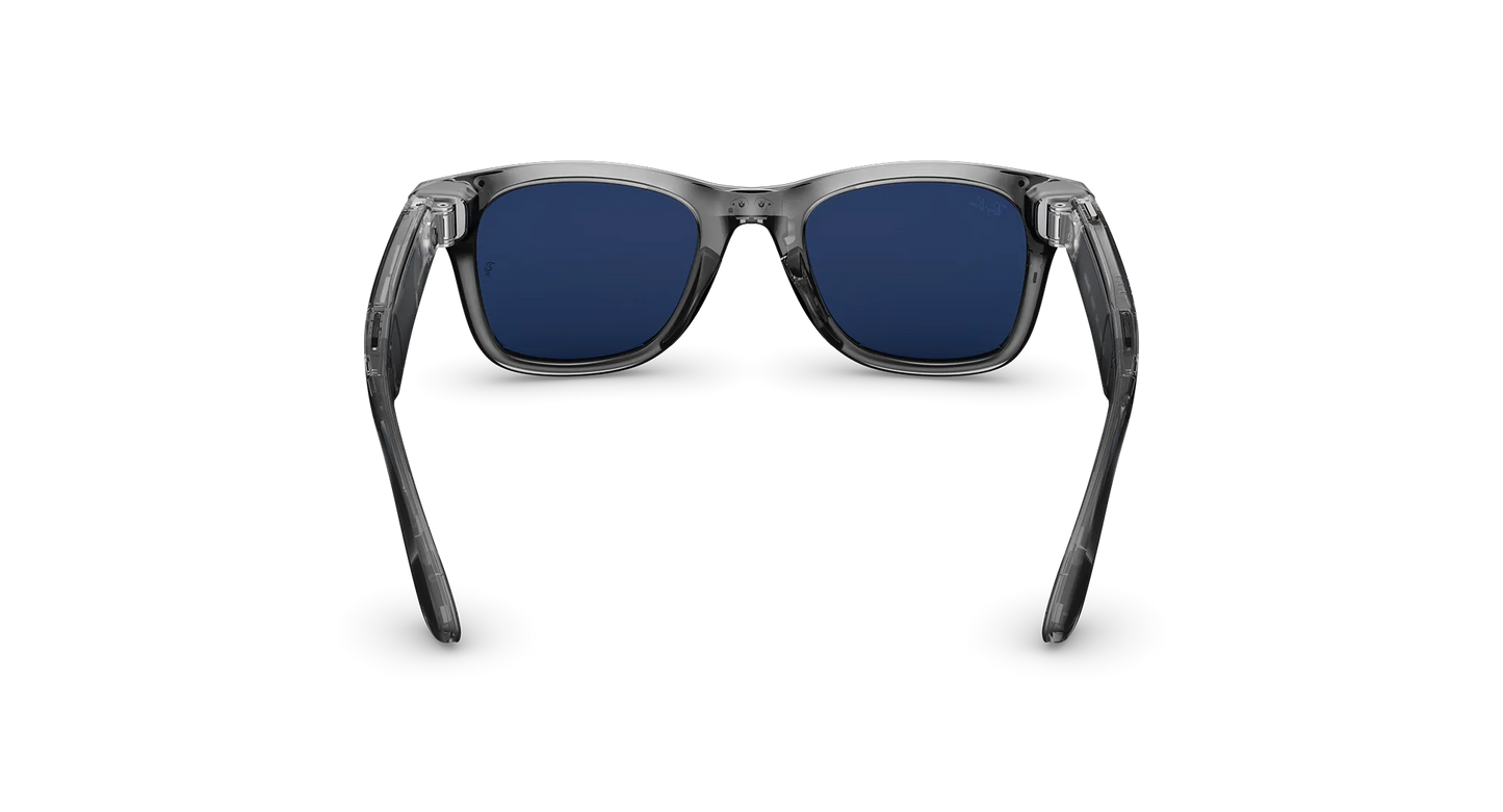 Ray-Ban Meta Wayfarer (Gen 2) Shiny Transparent Grey