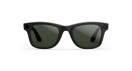 Ray-Ban Meta Wayfarer (Gen 2) Shiny Black/Clear to Graphite Green Transitions®